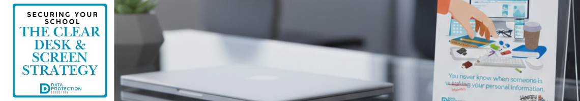 Clear Desk and Screen Policy for schools, protecting student data and staff privacy from data breaches.